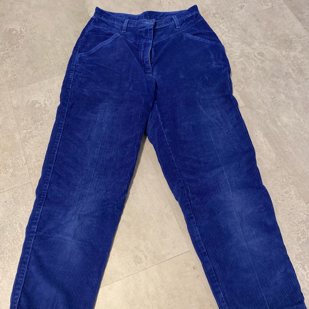 Blue Corduroy Pants